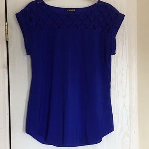 Express top, blouse. Blue size medium.